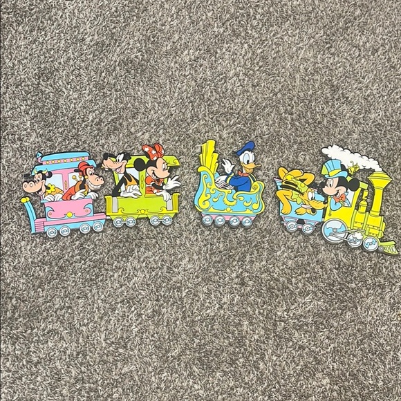 Disney Pink and Yellow Whimsical Art - Picture 1 of 6